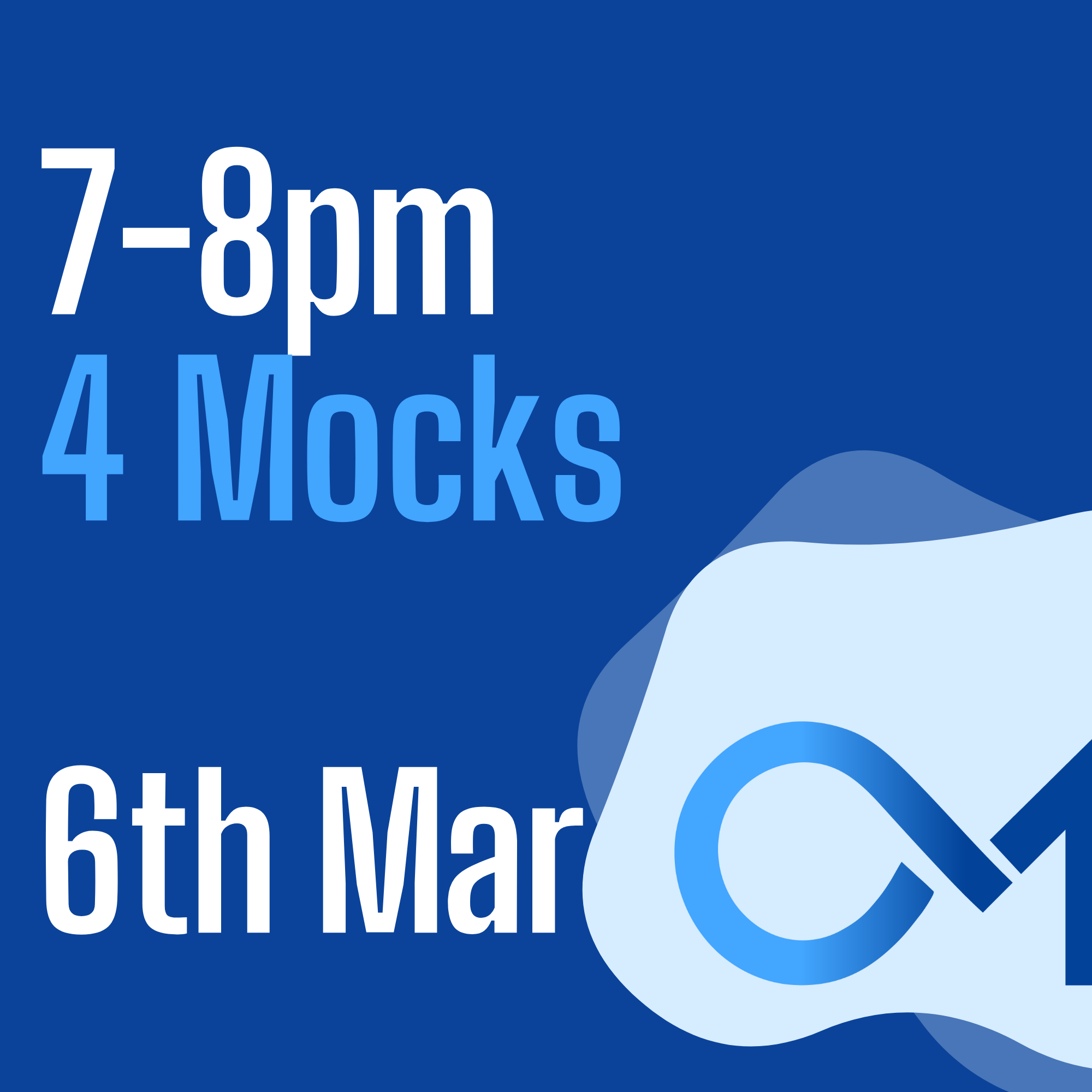 4 Full Unseen Mock Interview Stations | 1 hour Session with 2x ST1 Examiners | 6th March 7pm